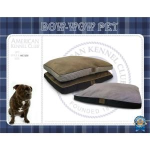 American Kennel Club Deluxe X Large 30x40 in Brown Fur Diamond Stitched Gusset Pet Bed AKC9290HDBR