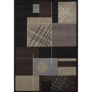 United Weavers Touche Black 5 ft. 3 in. x 7 ft. 6 in. Area Rug 401 01470 69