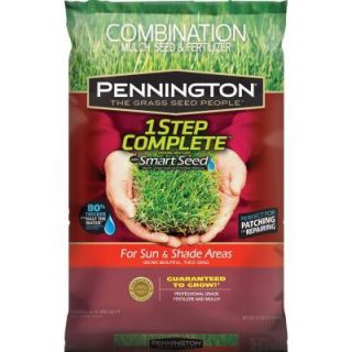 Pennington 25 lb. 1 Step Complete for Sun and Shade with Smart Seed, Mulch, Fertilizer 118005