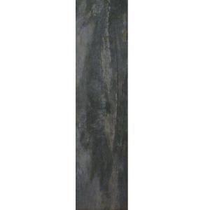 MARAZZI Montagna Smoky Black 6 in. x 24 in. Glazed Porcelain Floor and Wall Tile (14.53 sq. ft. / case) ULM9
