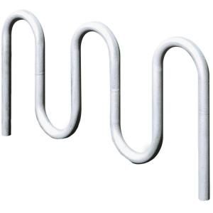 Ultra Play 5 ft Contemporary 5 Loop Inground Mount Commercial Bike Rack 5805S