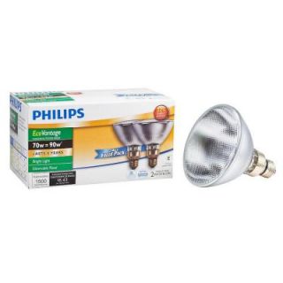 Philips EcoVantage 70 Watt Halogen  PAR38 Long Life Flood  Dimmable Light Bulb(4 Pack) 172190