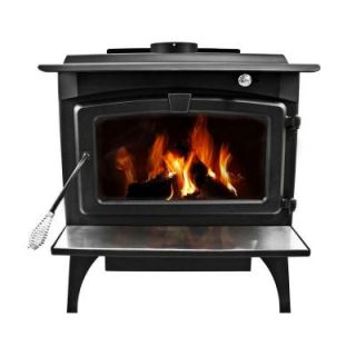 Pleasant Hearth 1,800 sq. ft. EPA Certified Wood Burning Stove with Blower, Medium LWS 127201