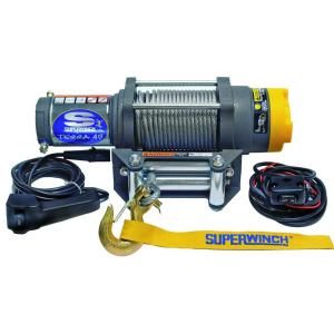 Superwinch Terra Series 45 12 Volt ATV Winch with 4 Way Roller Fairlead and 10 ft. Remote 1145220