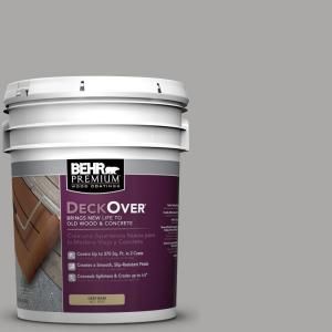 BEHR Premium DeckOver 5 gal. #PFC 68 Silver Gray Wood and Concrete Paint 500005