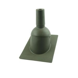 Perma Boot Pipe Boot for 1.5 in. I.D. Vent Pipe Weatherwood Color New Construction/Reroof PB 312 1.5WW