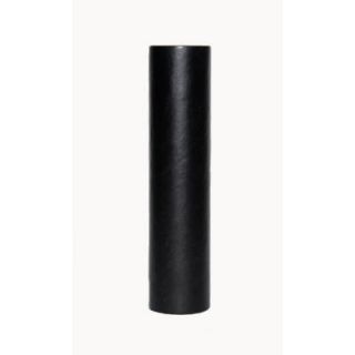 kaarskoker Solid 4 in. x 7/8 in. Black Paper Candle Covers (2 Set) DISCONTINUED BLK SOL 4C
