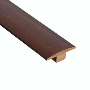 Home Legend Horizontal Walnut 3/8 in. Thick x 2 in. Wide x 78 in. Length Bamboo T Molding HL11TM