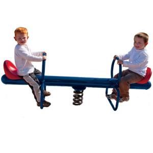 Ultra Play UPlay Today Commercial 2 Rider Spring See Saw with Blue & Red Seats 02 07 0055