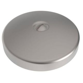 Brasstech 1 Hole Waste and Overflow Faceplate in Stainless Steel 265/20