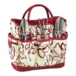 Picnic At Ascot Gardening Tote Set Red Floral