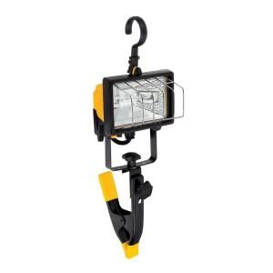 Globe Electric 150 Watt Portable Halogen Work Light with Heavy Duty Clamp DISCONTINUED 60555