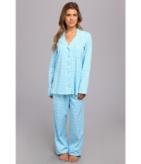 Carole Hochman L/S Notch Collar PJ Set Womens Pajama Sets (Multi)