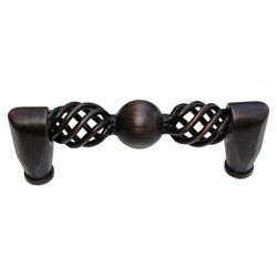 Gliderite 3 Inch Oil Rubbed Bronze Birdcage Cabinet Pulls (pack Of 25)