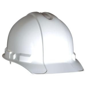 3M Tekk Protection White Hard Hat with Pin Lock Adjustment 91295 80025T
