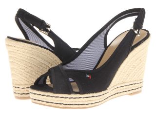 Tommy Hilfiger Papina Womens Wedge Shoes (Black)