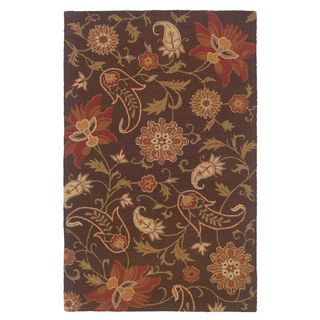 Lnr Home Dazzle Brown Rectangle Area Rug (5 X 79)