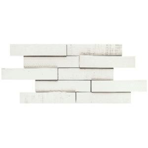 Merola Tile Tira Mattone Valge 2 in. x 9 1/2 in. Porcelain Wall Tile (1.4 sq.ft./pack) FNU10TMV
