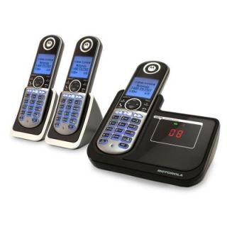 Motorola DECT 6.0 3 Handset Cordless Phone with Answering System MOTO P1003
