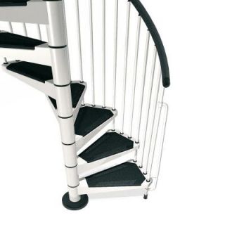 Arke Civik 47 in. White Spiral Staircase Kit K03002