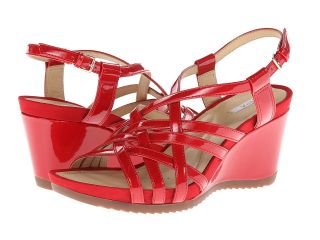 Geox D New Roxy Womens Wedge Shoes (Red)