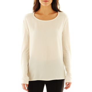 Mng By Mango High Low Blouse, White