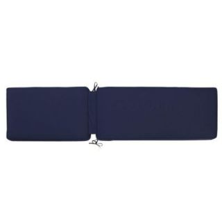 RST Outdoor Navy 80 in. x 26 in. Outdoor Chaise Lounge Cushion OP 7212 E5439