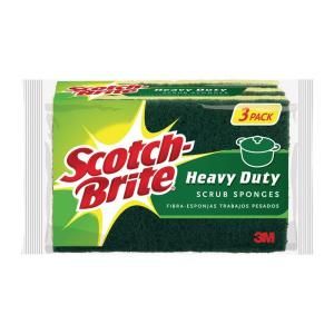 Scotch Brite Heavy Duty Scrub Sponge (3 Pack) HD 3 12 CC