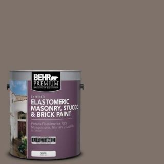BEHR Premium 1 gal. #MS 86 Dusty Brown Elastomeric Masonry, Stucco and Brick Paint 06701