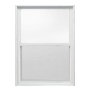 JELD WEN W 2500 Series Aluminum Clad Double Hung, 30 1/8 in. x 40 3/4 in., White with LowE Glass and Screen S62650