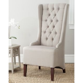 Safavieh Deco Becall Taupe Side Chair