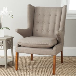 Safavieh Gomer Olive Oak Arm Chair