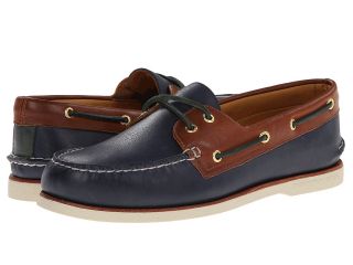 Sperry Top Sider Gold A/O 2 Eye Mens Slip on Shoes (Blue)