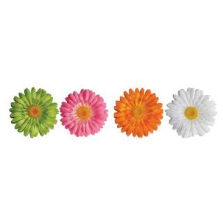 RoomMates Gerber Daisy 3 D Peel and Stick Wall Decals ACC0001F3D