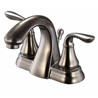 Fontaine Chambery 4 in. Centerset 2 Handle Mid Arc Bathroom Faucet in Brushed Nickel MFF CBYC4 BN