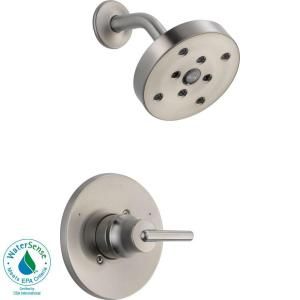 Delta Trinsic 1 Handle 1 Spray Shower Trim in Stainless (Valve not included) T14259 SS