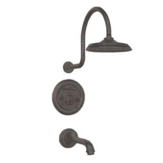 JADO Savina Single Handle Tub and Shower Faucet in Old Bronze with Lever Handle 845.401.105