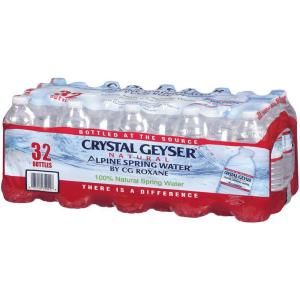 Crystal Geyser 500 ml Alpine Spring Water (32 Pack) 75140325030