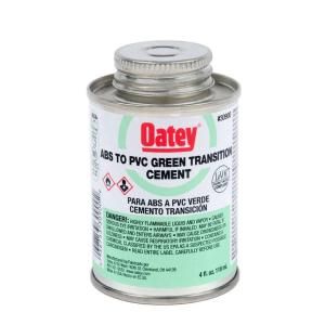 Oatey 4 oz. ABS to PVC Transition Cement 309003