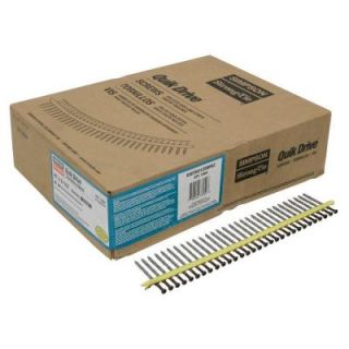 Simpson Strong Tie Quik Drive #7 x 2 1/2 in. Brown 02 305 Stainless Steel Trim Head Collated Decking Screw 1,000 per Box SSDTH212SBR02