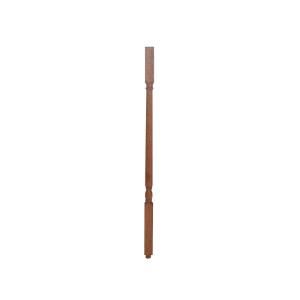 34 in. x 1 1/4 in. Unfinished Red Oak Square Top Baluster RO514134