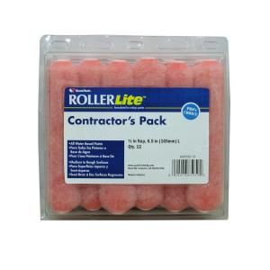 Quali Tech Mfg 6 in. x 1/2 in. Polyester Mini Roller Covers (12 Pack) 6AP050 12