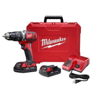 Milwaukee M18 Lithium Ion 1/2 in. Cordless Hammer Drill Driver Compact Kit 2607 22CT