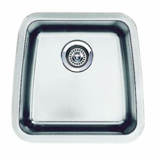 Blanco Performa Undermount Stainless Steel 17x9x17.5 0 Hole Super Single Bowl Kitchen Sink 440105