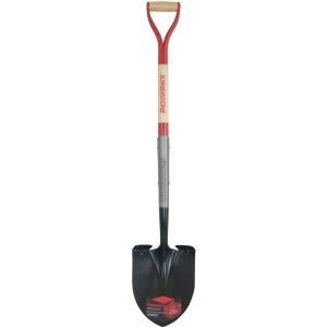 Razor Back 25.75 in. Wood Handle Super Socket Digging Shovel 2594200