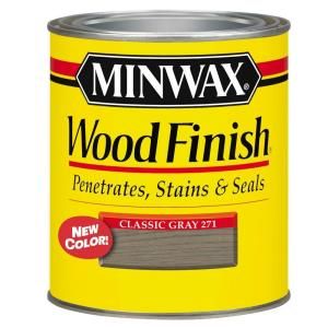 Minwax 8 oz. Oil Based Classic Gray Wood Finish Interior Stain 227614444