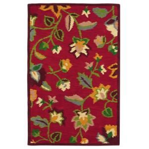 Home Decorators Collection Miranda Red 5 ft. 3 in. x 8 ft. 3 in. Area Rug 0600430110