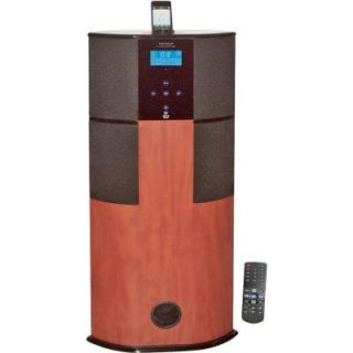 Pyle 600 Watt Digital 2.1 Channel Home Theater Tower with iPod/iPhone Docking Station   Cherry Wood Finish DISCONTINUED PHST90ICW