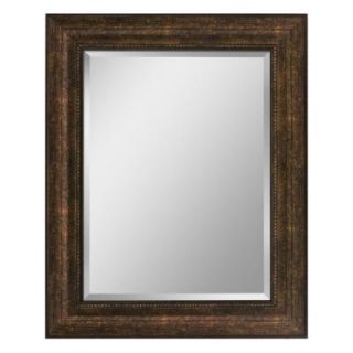 HEADWEST 24 1/2 in. x 30 1/2 in. Framed Vanity Mirror in Copper and Bronze 8636