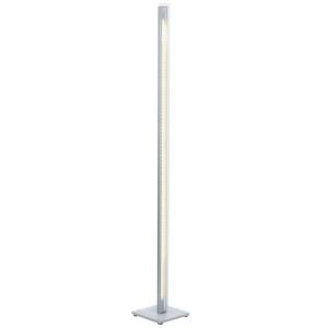 Eglo Lepora 59.5 in. 19.5 Watt Brushed Steel and Chrome LED Floor Lamp DISCONTINUED 90952A